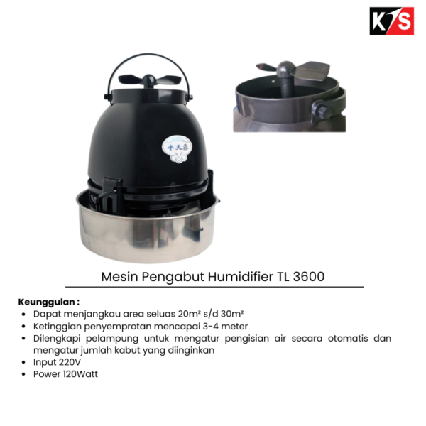Mesin Pengabut Humidifier TL 3600